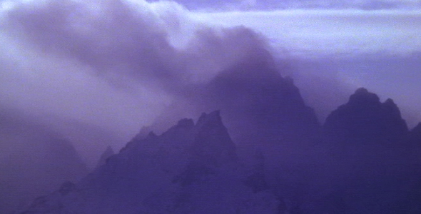 Mountain Tops in Blowing Cloud