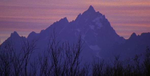 Teton Mountains at Sunset
