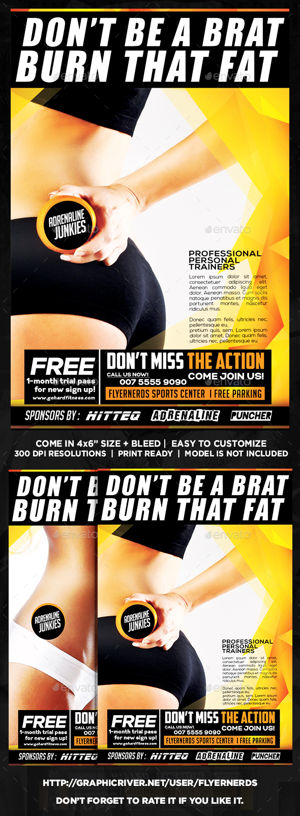 Fitness Center Sports Flyer - Sports Events