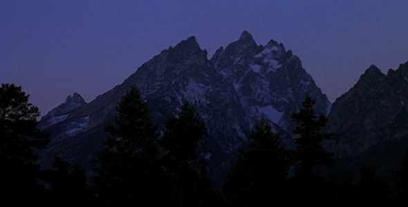 Teton Mountains at First Light 3