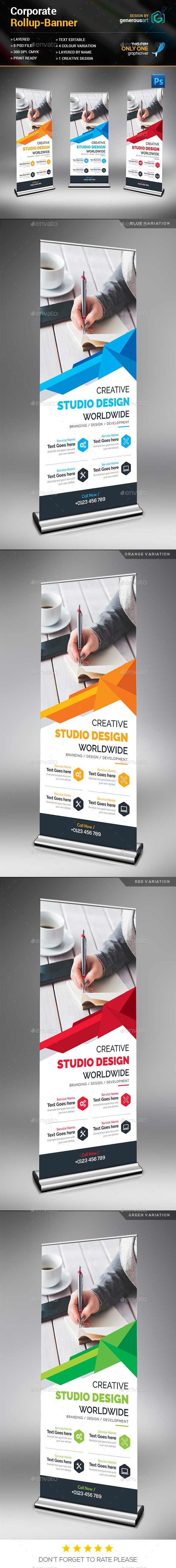 Creative Rollup Banner - Signage Print Templates
