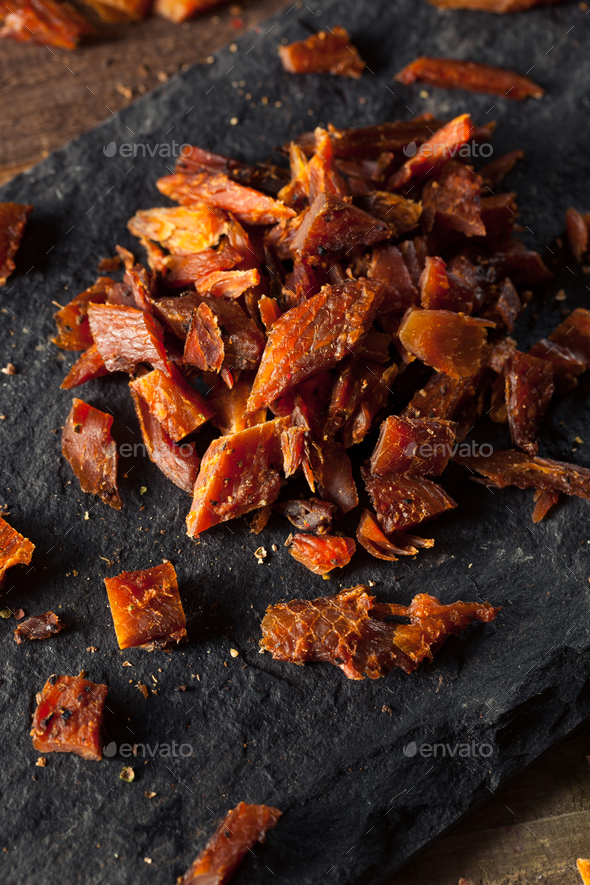 Dried Smoked Salmon Jerky Stock Photo by bhofack2 PhotoDune