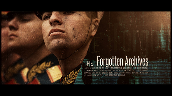 The Forgotten Archives - VideoHive 15812699