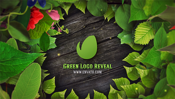 Green Natural Logo Reveal