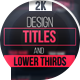 Design Titles and Lower Thirds - VideoHive Item for Sale