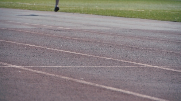 Athletics Running In The Stadium alt