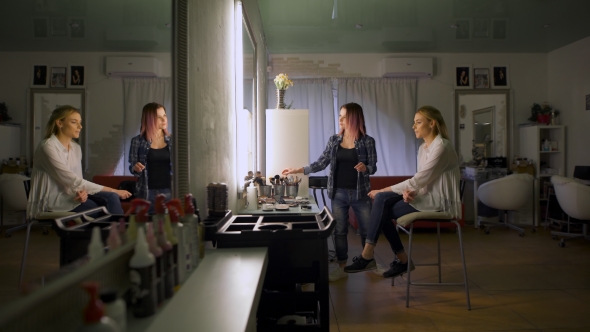 Picture Of Working Day Inside The Beauty salon alt