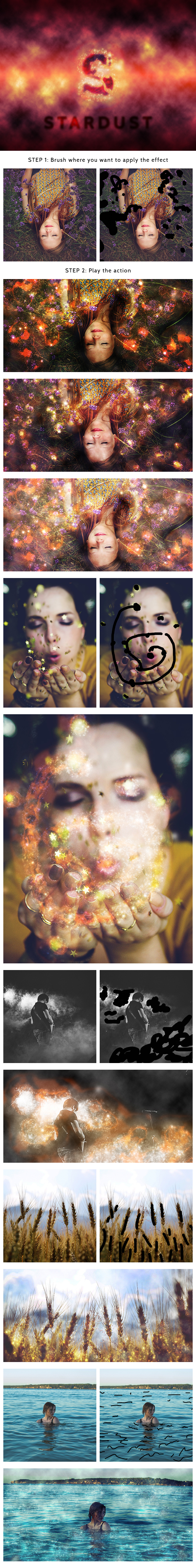 Star Dust Photoshop Action - Photo Effects Actions