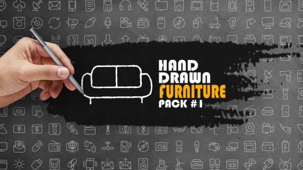 Hand Drawn Furniture Pack 1
