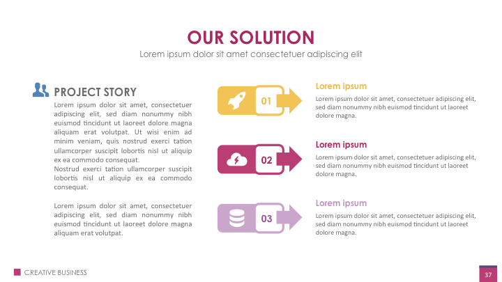 Creative Business PowerPoint Template, Presentation Templates ...