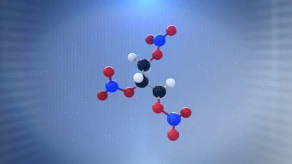 3D Molecule(Nitroglycerin-dynamite)
