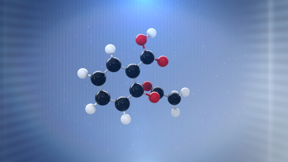 3D Molecule(Aspirin)