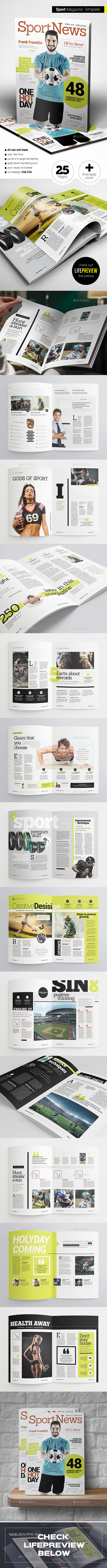 Sport Magazine - Magazines Print Templates