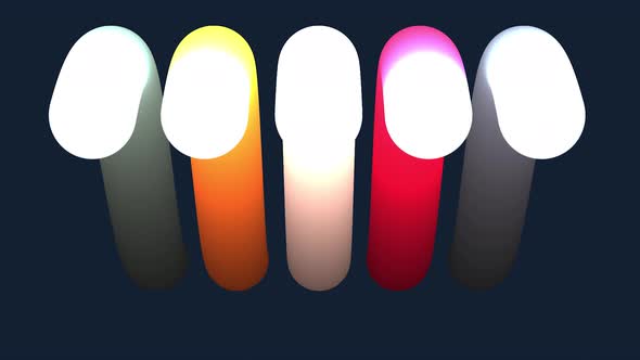 Abstract 3d lines colorful alt