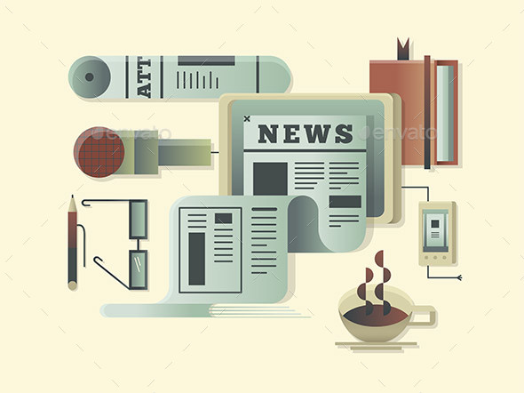News Design Concept - Miscellaneous Vectors