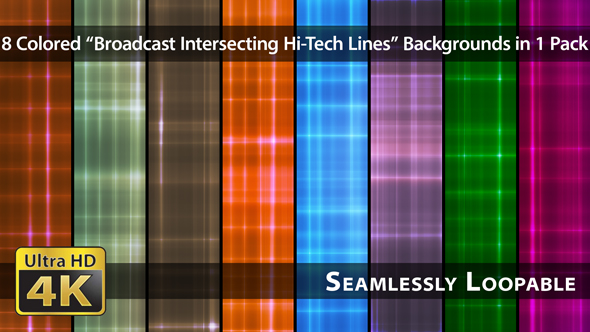 Broadcast Intersecting Hi-Tech Lines - Pack 01