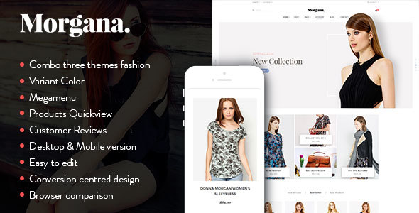 Morgana - Responsive Shopify Theme - Fashion Shopify