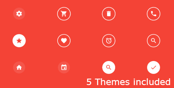 KMaterial Hover Buttons - CodeCanyon 15835694