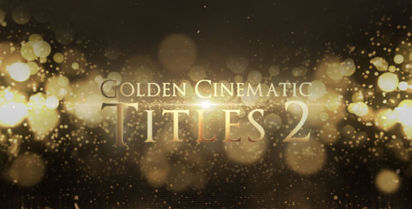 Golden Cinematic Titles - VideoHive 15838715