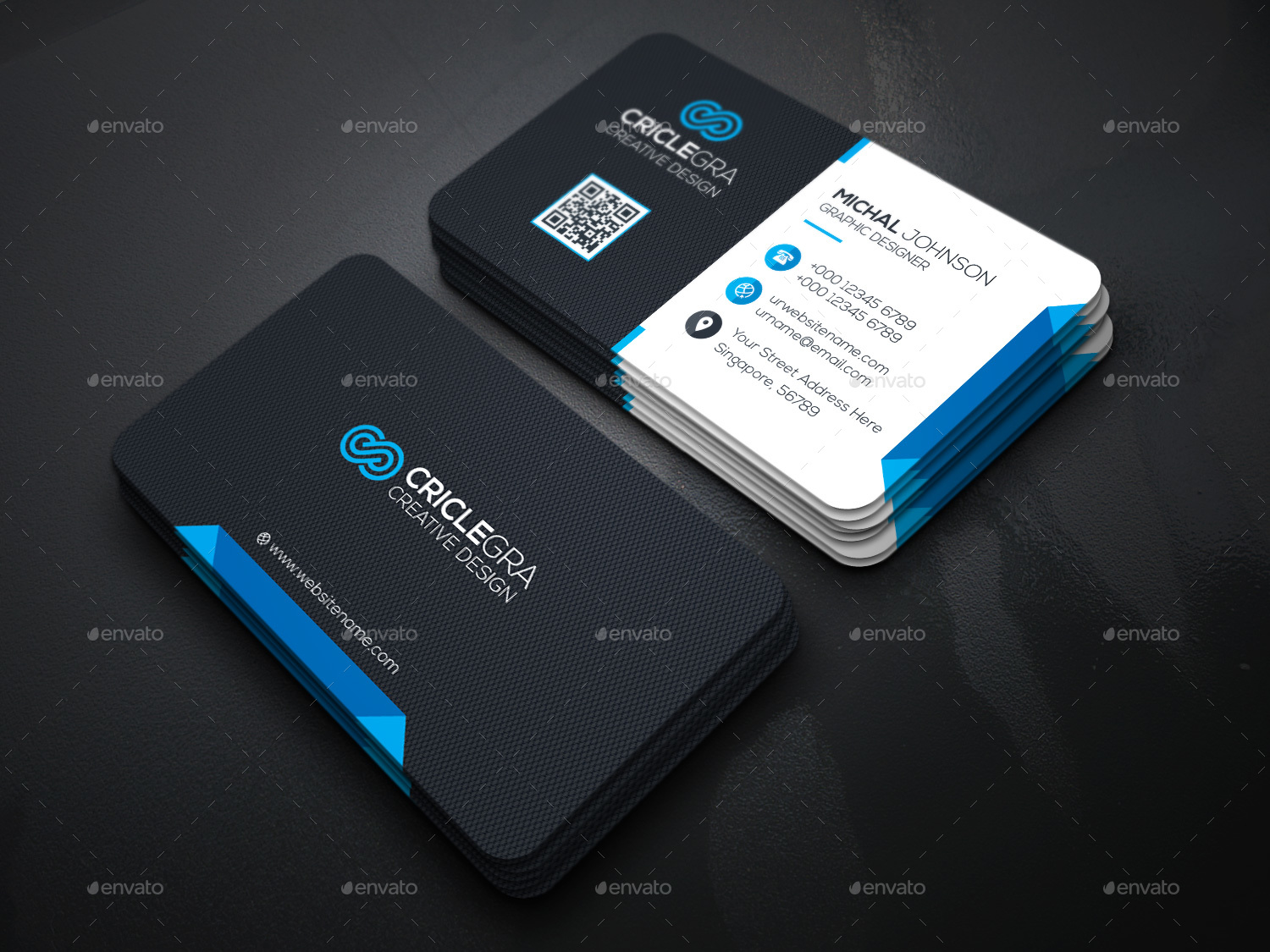 Business Card Bundle 2 in 1 by generousart | GraphicRiver