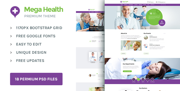 Mega Health : Theme for Health and Medical Centers - Health & Beauty Retail
