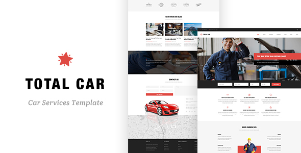 Total Car - Car Services Template - Business Corporate