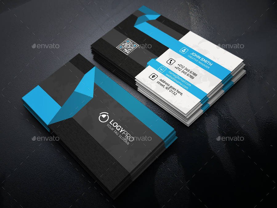 Corporate Flyer + Business Card (Bundle 2 in 1), Print Templates ...