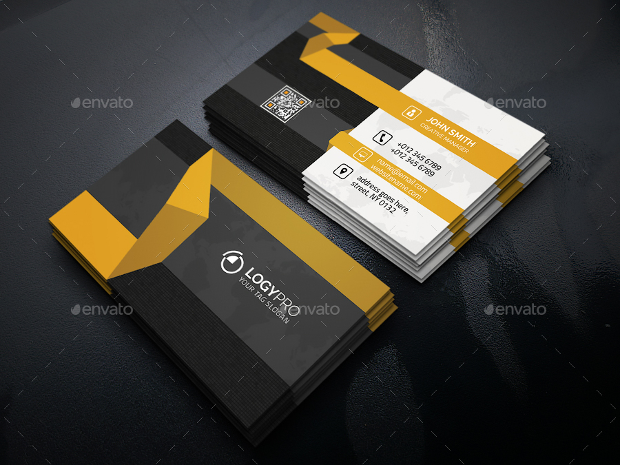 Corporate Flyer + Business Card (Bundle 2 in 1), Print Templates ...