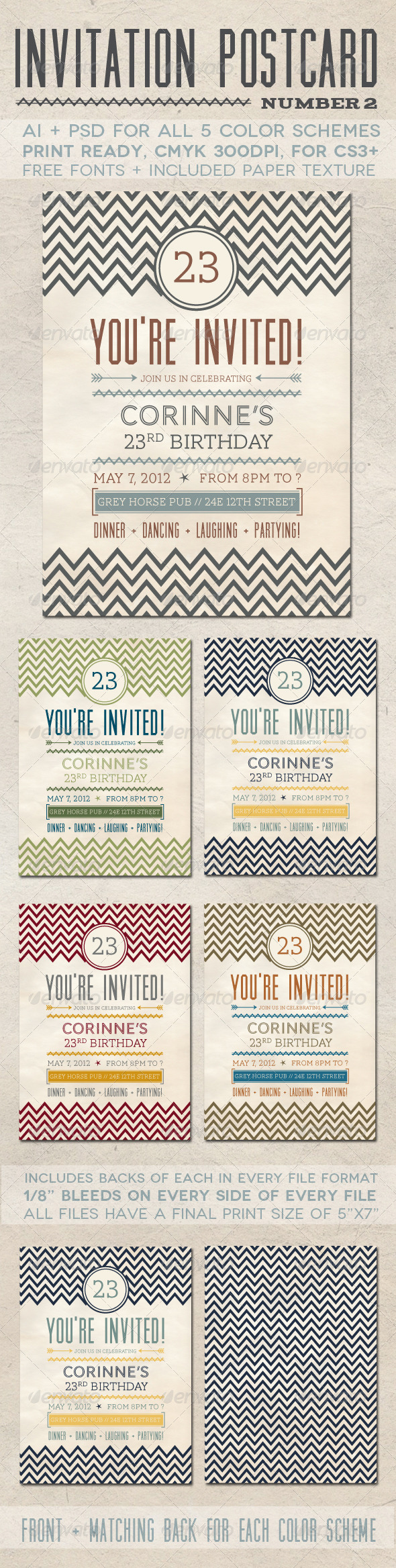 Invitation Postcard 2 - Invitations Cards & Invites