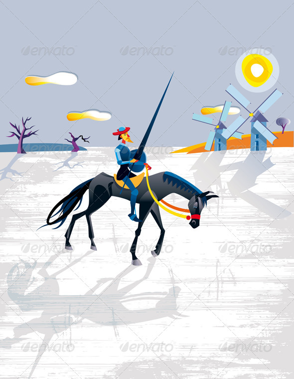 Don Quixote And Windmills