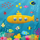 Submarine Background, Vectors | GraphicRiver