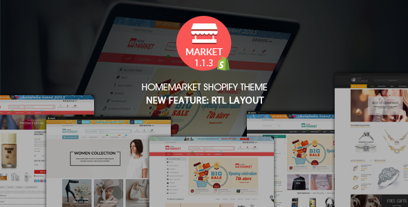 Home Market - Flexible Shopify Theme - Shopping Shopify