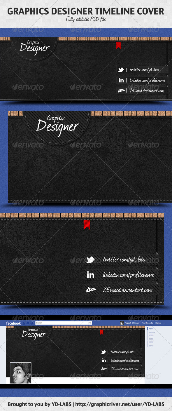 Graphics Designer Timeline Cover - Facebook Timeline Covers Social Media