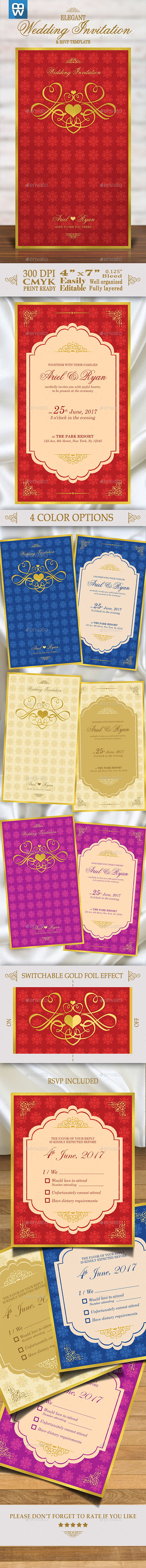 Elegant Wedding Invitation