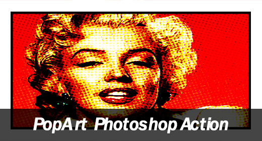 Pop Art Comic Book Photoshop Action