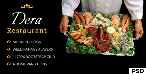 Dera Restaurant PSD - ThemeForest 15589371