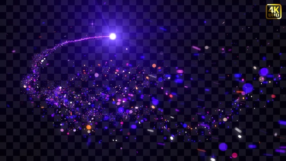 Particle Glittering Transitions