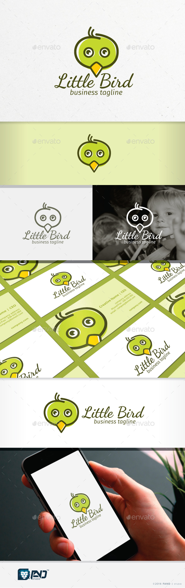 Little Bird - Animals Logo Templates