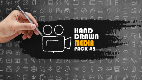 Hand Drawn Media Pack 2