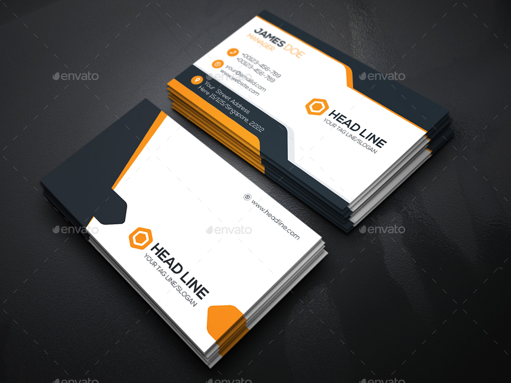 Head Line Business Card, Print Templates | GraphicRiver