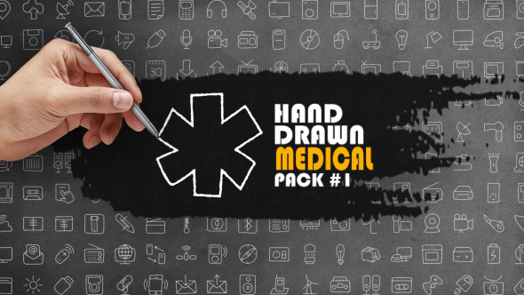 Hand Drawn Medical Pack 1