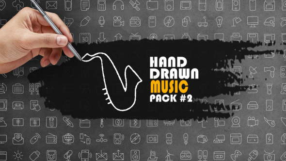 Hand Drawn Music Pack 2