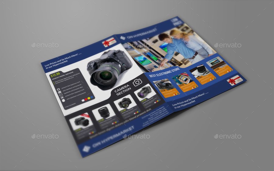 Electronics Products Catalog Brochure Bundle, Print Templates