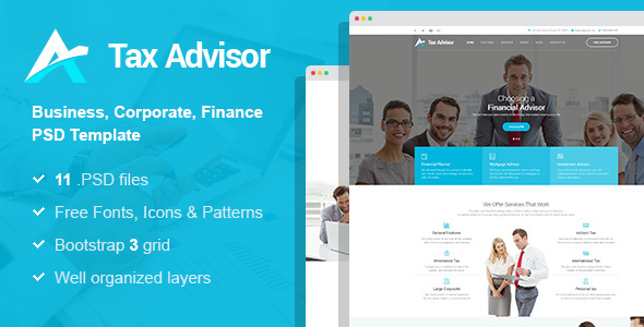 Tax Adviser - ThemeForest 15861386