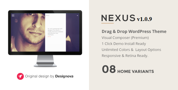 NEXUS - Multi Layout Portfolio WordPress Theme - Portfolio Creative