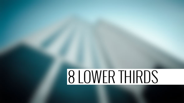 8 Lower Thirds - VideoHive 15862037
