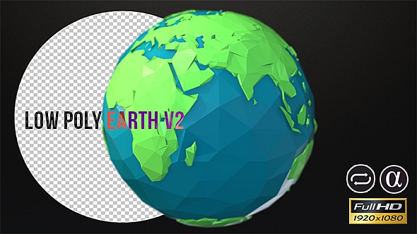 Low Poly Earth Ver. 2
