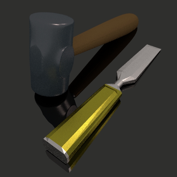 Hammer and Chisel - 3Docean 15871392