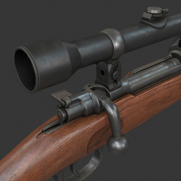 Karabiner 98k - 3DOcean Item for Sale