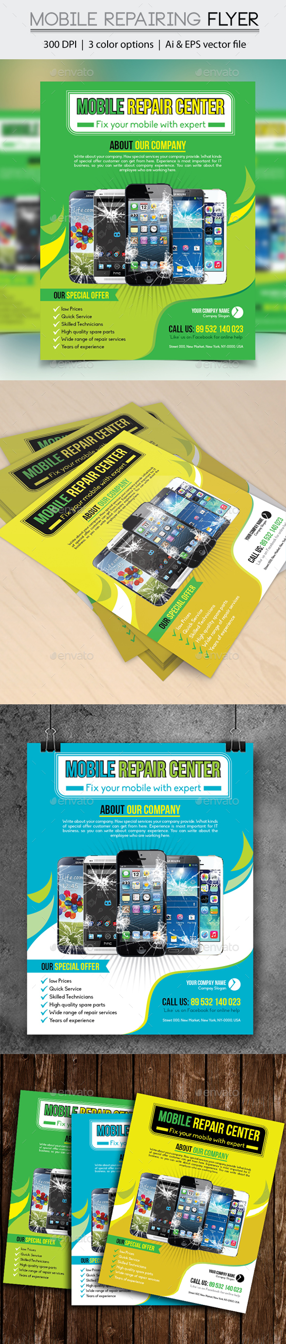 mobile repairing flyer by design_station graphicriver mobile expert flyer
